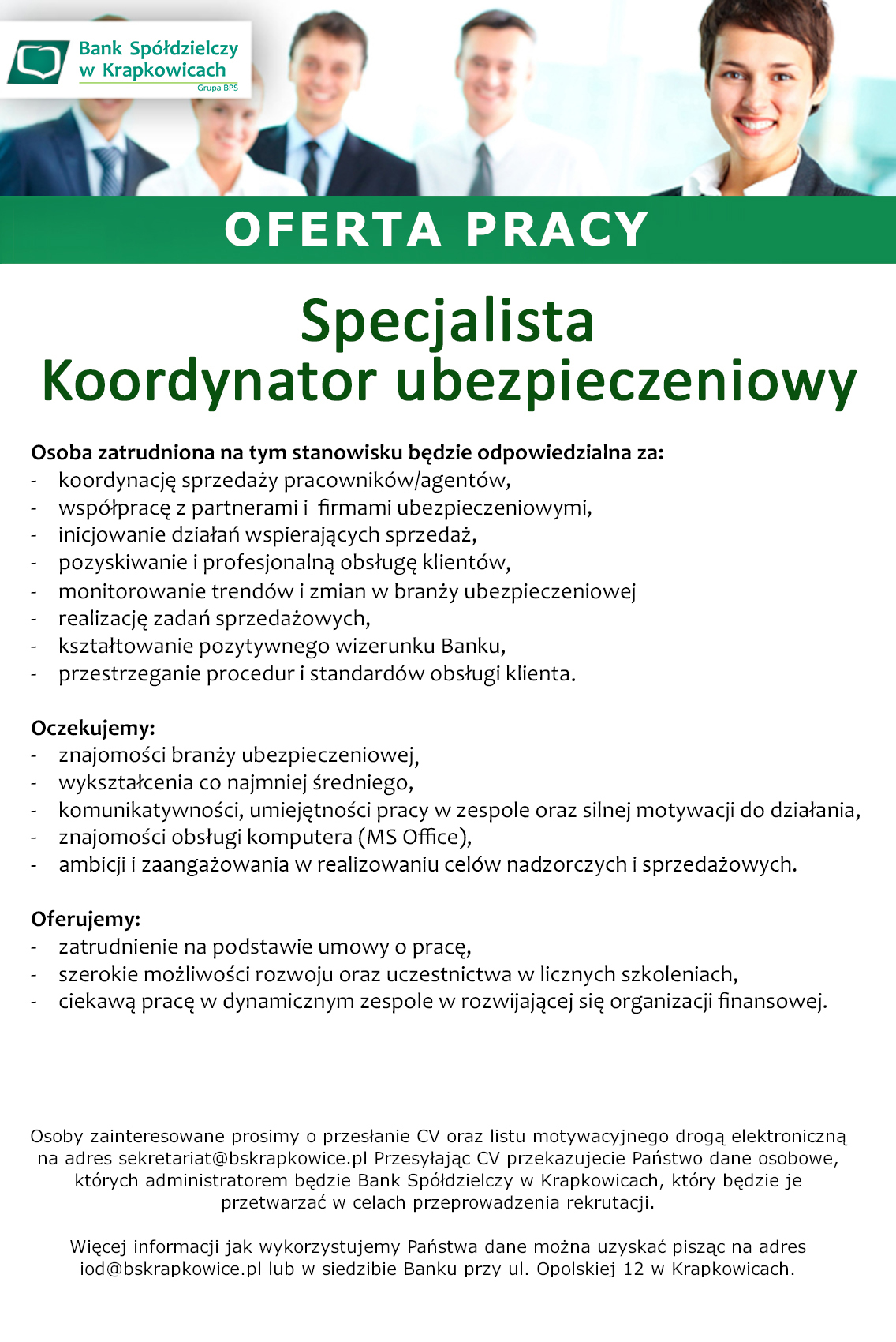 oferta pracy koordynator